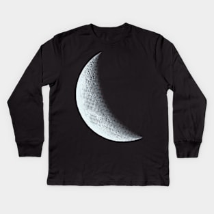 New Moon for Moon Lovers and Romantics Kids Long Sleeve T-Shirt